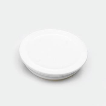 Melipul Becher-Beschriftungsdeckel weiß, 60 Stk.